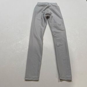 WeWoreWhat Gray Lace-Up High Waist Leggings XS Stretch Athleisure